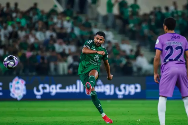 رياض محرز يُ brilliance أهلي جدة لتحقيق انتصار ساحق على الخلود برباعية في الدوري السعودي